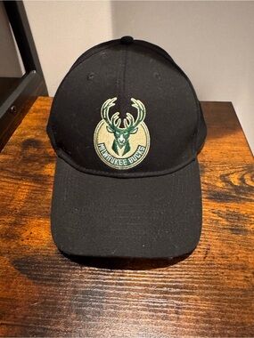 Black Milwaukee Bucks cap with Jameson on back #basketball #nba